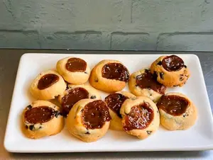 Pepas con ddl y chips de choco