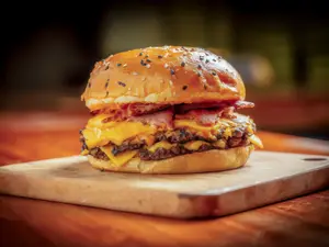 Hamburguesa bacon doble