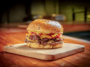 Hamburguesa cuarto doble