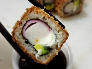 Hot roll surimi