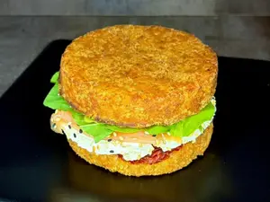 Burger smoked