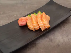 Sashimi de salmón x 2u