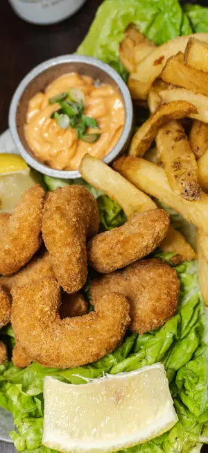 Langostinos Rebozados