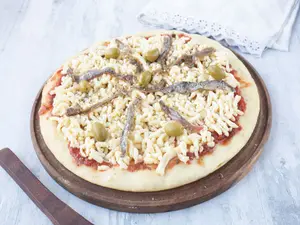 Pizza con anchoas
