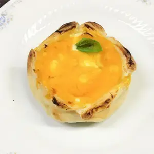 Calabaza, humita y muzzarella