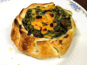 Canasta de verdura y cheddar