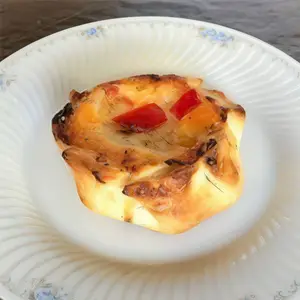 Cheddar, panceta, cebolla etc