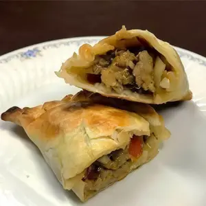 Docena carne cortada cuchillo