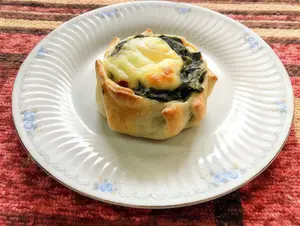 Verdura y muzzarella al horno
