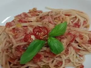 Fideos Con Salsa