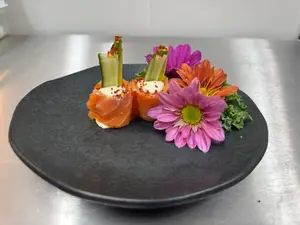 Geisha de salmon