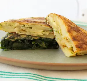 Media tortilla de papa