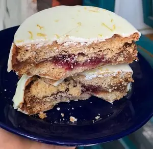 Alfajor choco blanco
