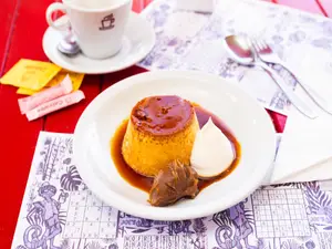 Flan con crema o ddl