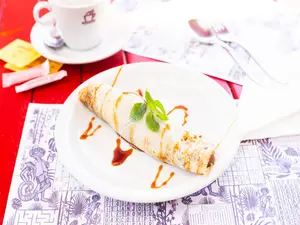 Panqueque de ddl y caramelo
