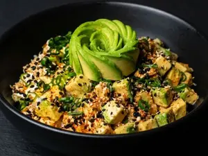 Ensalada poke vegetariana