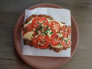 Milanesa a la pizza