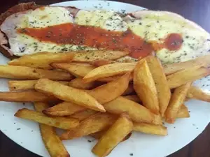 Milanesa de ternera Napolitana