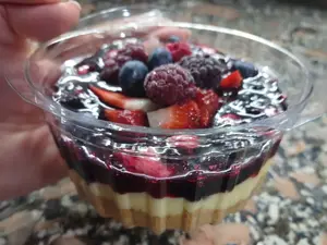 Cheesecake y frutos rojos 300g