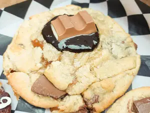 Cookie oreo y dulce de leche