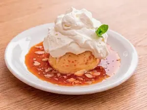 Flan con crema