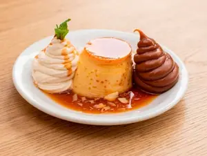Flan mixto