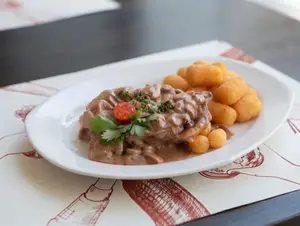 Lomo a la pimienta negra