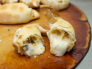Empanada de champignones
