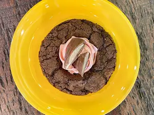 Cookie cadbury frutilla