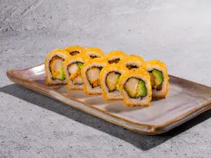 Hot ebi furai roll - sin gluten