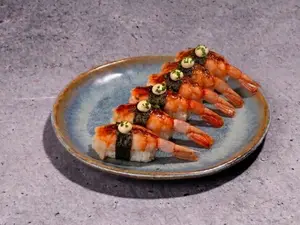 Nigiri langostino anticuchero - sin gluten