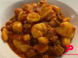 Ñoquis de papa con salsa ragu