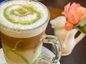 Pistacho latte