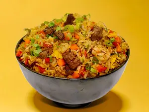 Chao fan saltado con carne
