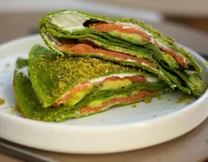 Crepe de trucha
