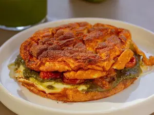 Pan nube caprese