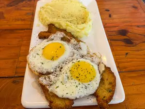 Milanesa a caballo