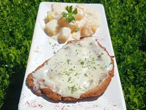 Milanesa a la suiza