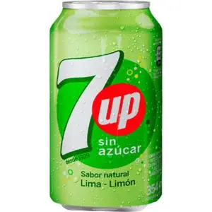 Gaseosa 7Up Free Lima Limón 354 ml