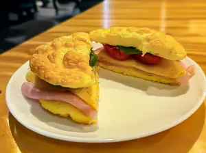 Sandwich de jyq sin tostar