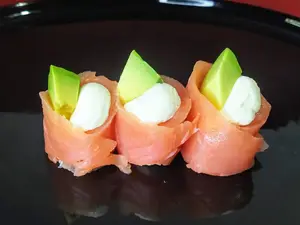 Geisha salmón ahumado - x5