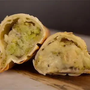 Empanada brócoli y champiñón