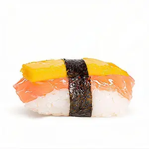 Nigiri de salmón y mango x2
