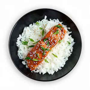 Salmón teriyaki