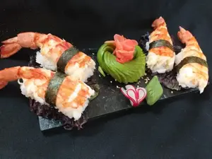 Niguiri de langostinos 6u