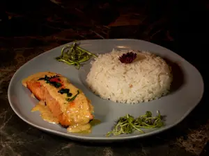 Salmon en yakiniku