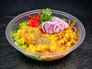 Ceviche salmón de aji amarillo
