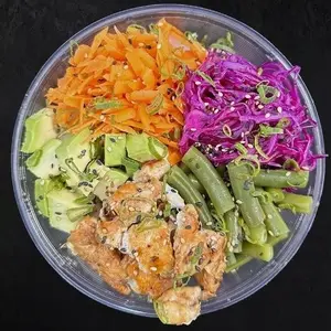 Poke pollo teriyaki