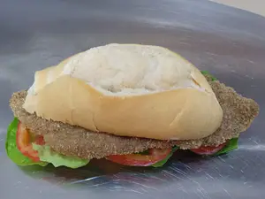 Sandwich de milanesa carne