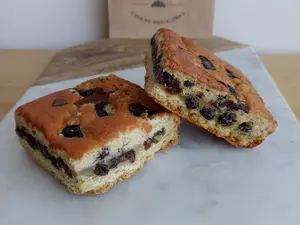 Cuadrado de ciruela e higos